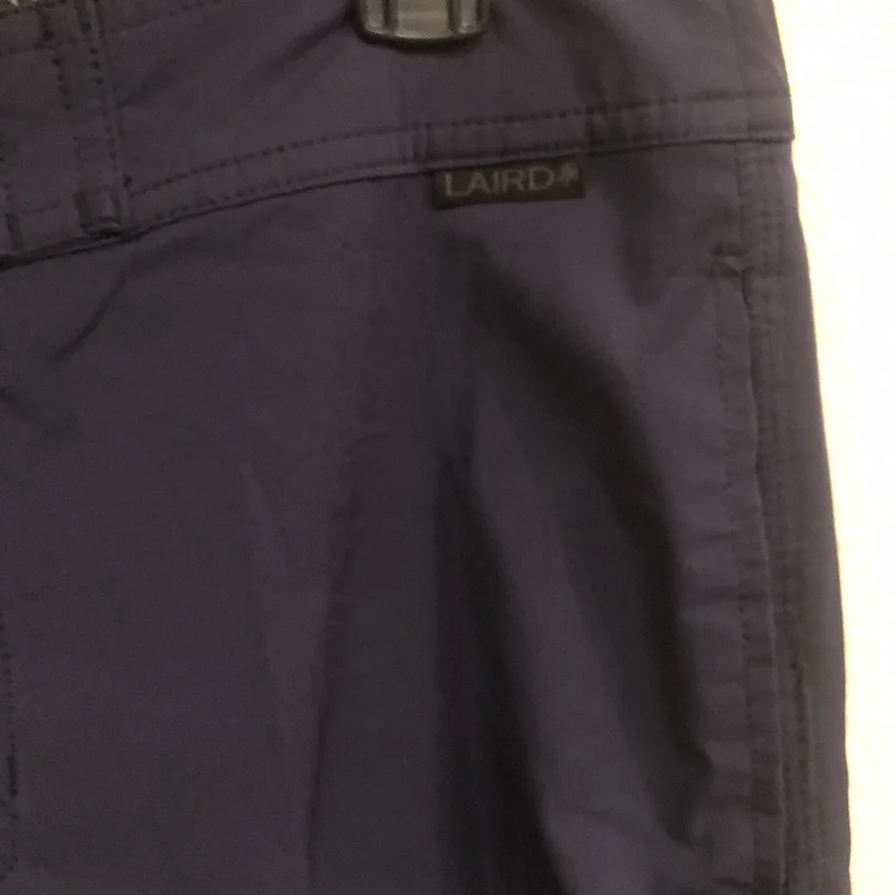 Laird Pants Mens 32 Drawstring Hiking Stretch Performance Commuter Pants Navy